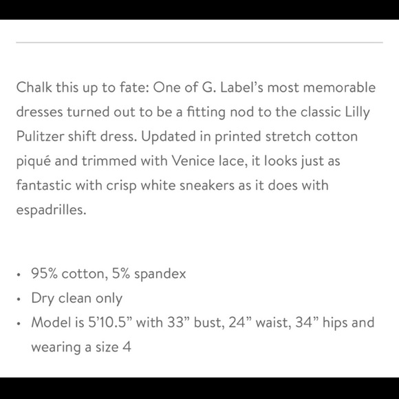 \Goop x Lilly Pulitzer\Gywneth Stretch Shift Dress - Picture 8 of 8